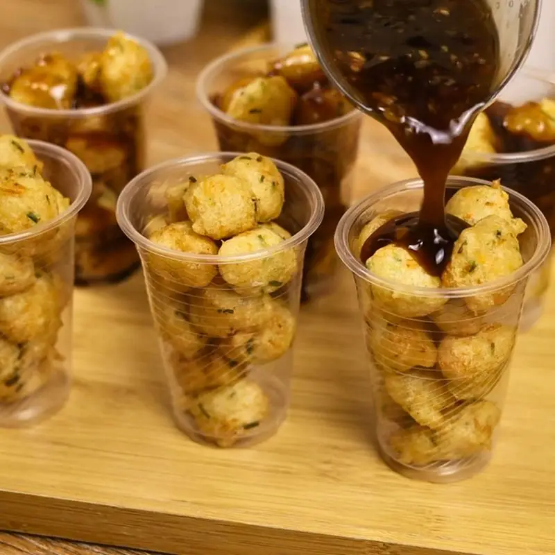 Crispy Filipino veggie balls served with sweet and savory Manong sauce